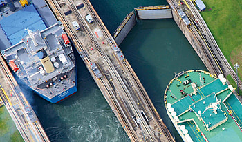 Expanding the Panama Canal, Business destinations, Efficient trade routes, Economic growth HD wallpaper