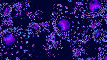 Paisley Pearls, Pearls, Abstract, hop, Apophysis, Blue HD wallpaper