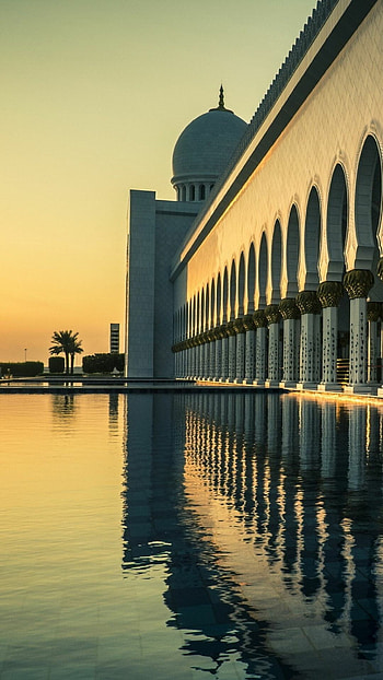 Sheikh Zayed Grand Mosque, Beautiful places, Spiritual oasis, Islamic architecture HD phone wallpaper