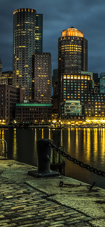 Boston skyline, East Coast charm, Architectural marvels, City symphony HD phone wallpaper