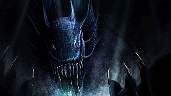 Scary giant monster HD wallpaper