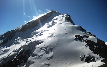 Nature, Mountains, Snow, Vertex, Top, Shine, Brilliance, Wind HD wallpaper