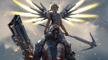 Overwatch, games, CG, fantasy HD wallpaper