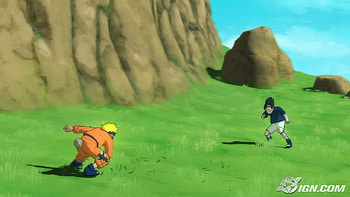 CLASH!, sasuke, naruto, 1, narutoultiateninjastrom HD wallpaper