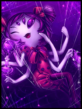 Muffet (UnderTale) Muffet colored battle sprite . HD phone wallpaper