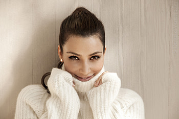 Kim Kardashian Glamour Magazine, kim-kardashian, celebrities, girls HD wallpaper