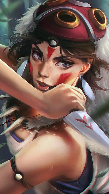 Princess Mononoke, Mononoke Cartoon HD phone wallpaper