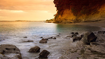Seashore, National Geographic HD wallpaper