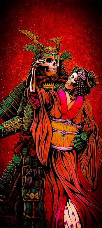 Samurai and Honor, love, art, japanese, woman HD phone wallpaper