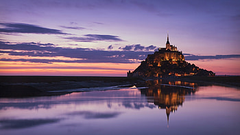 normandy – mont saint michel HD wallpaper