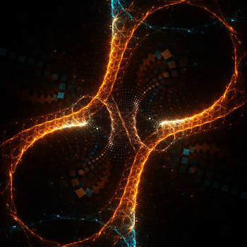 Abstract, Dark, Fractal, Glow, Intricate, Confused HD phone wallpaper