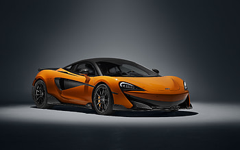 2019 McLaren 600LT, yellow, sports car HD wallpaper