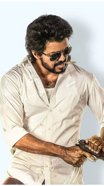 Beast Vijay, White Shirt, vijay HD phone wallpaper