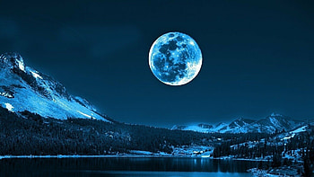 Moonlight , Nocturnal beauty, Celestial illumination, Nighttime serenity HD wallpaper