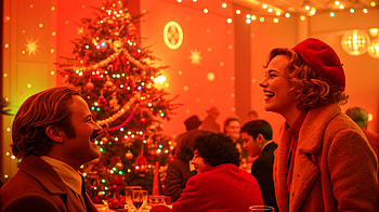 Joyful Moments: Christmas Party in Stunning, christmas party, Christmas, holiday party, festive decorations, smiling HD wallpaper