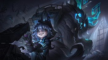 Fright Night Nunu & Willump LoL Skin Splash Art, Video Game, League Of Legends, Nunu (League Of Legends) HD wallpaper