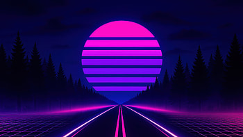 Cyberpunk Drive Neon Metropolis, cyberpunk, drive, neon, artist, moon, purple, artwork, art, digital-art, ai, deviantart HD wallpaper