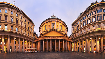 Milan cityscape, Vibrant nightlife, Stunning visuals, Italian charm HD wallpaper