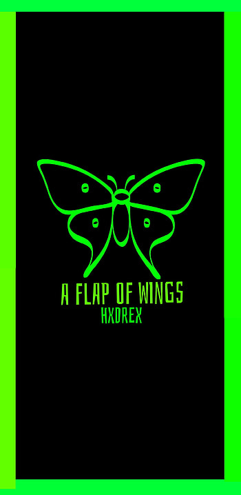 HXDREXGAMING, moths and butterflies, green HD phone wallpaper