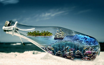 Abstract Sea Sailing Ships HD wallpaper