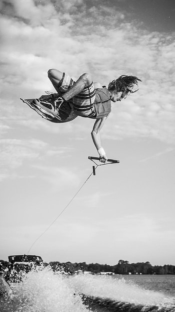 Top wakeboard backgrounds, Wakeboarding HD phone wallpaper