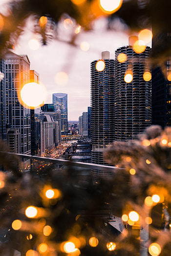Cities, Architecture, Building, Glare, Bokeh, Boquet HD phone wallpaper