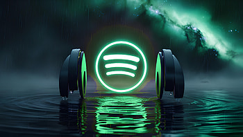 Spotify (neon), Spotify, music HD wallpaper