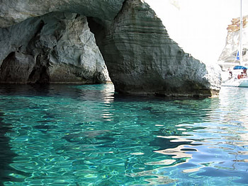 Cabes Milos, cabes, clear, water, rock HD wallpaper