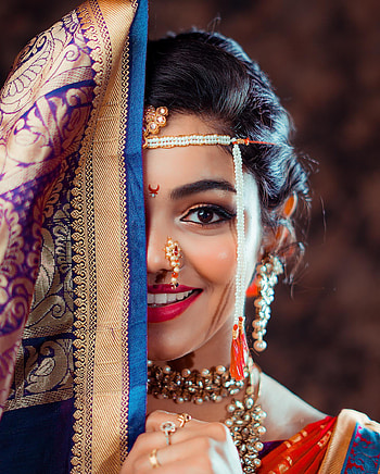 Haritha Nair, bride, eye, mallu model HD phone wallpaper