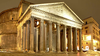 Pantheon's allure, Impressive rotunda, Architectural wonder, Superior engineering HD wallpaper