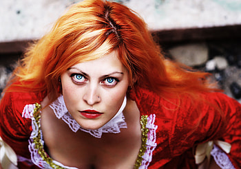 *** The red hair ***, women, people, hair, red HD wallpaper