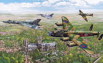 Changing of The Guard, military, typhoon, jets, planes, war, vulcan, old, spitfire, new, lancaster HD wallpaper