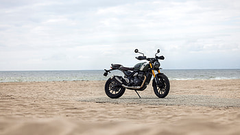 Triumph Scrambler 400 X Beachside, vehicle, Triumph Scrambler 400 X HD wallpaper