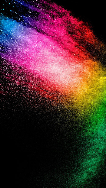 Rainbow colored light particles, , Best of HD phone wallpaper