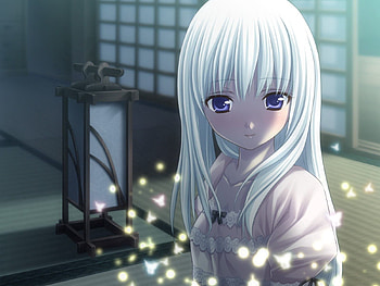 Anime, Shine, Light, Girl, Blonde, Delicate, Gentle HD wallpaper