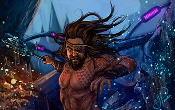 Aquaman Underwater Art, aquaman, superheroes, artwork, art, deviantart HD wallpaper
