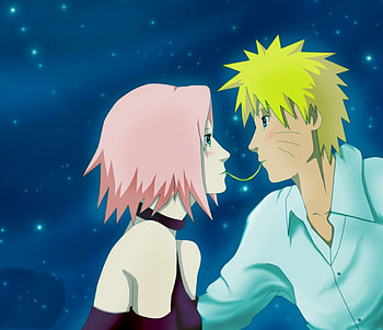 week first date, first date, naruto, narusaku, sakura HD wallpaper
