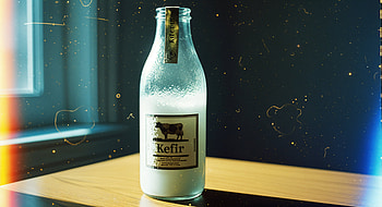 Sunlit Kefir Bottle —, Kefir, Milk, Bottle HD wallpaper