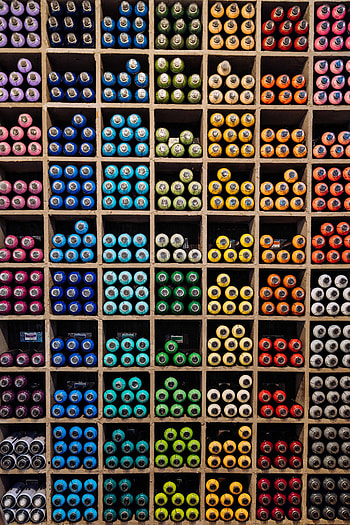 Miscellanea, Miscellaneous, Paint, Graffiti, Shelves, Spray Can, Aerosol HD phone wallpaper