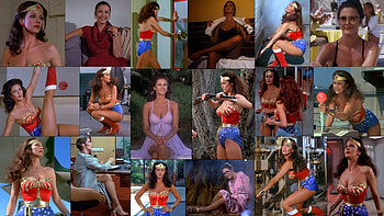 Wonder Woman Montage Starring Lynda Carter, WW, Wonder Woman, The Wonder Woman, Lynda Carter, Diana Prince HD wallpaper