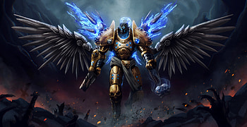 Angel Warrior, fantasy, artist, digital-art, deviantart, warrior HD wallpaper