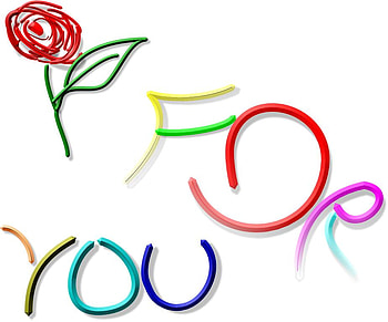 Rose for you, rose, postkard HD wallpaper