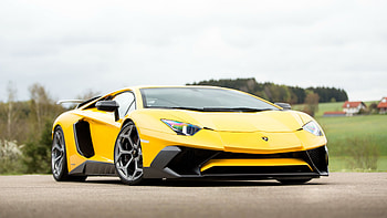 Lamborghini Aventador, Thrilling modification, Striking yellow beauty, Performance upgrade HD wallpaper
