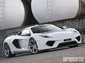 012 McLaren MP4-1C Terso by FAB Design, 2012, super car, spolier, white HD wallpaper