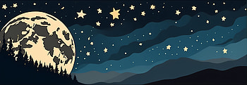 a starry night 002, starry, night, landscape, Abstract, Stars HD wallpaper