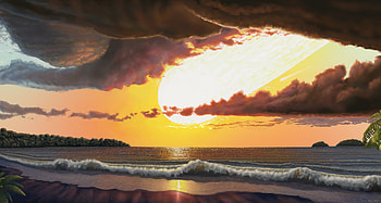 A Moment Before The End , nature, artist, artwork, digital-art, deviantart HD wallpaper