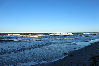 Nature, Sea, Shore, Bank, Surf, Baltic Sea HD wallpaper