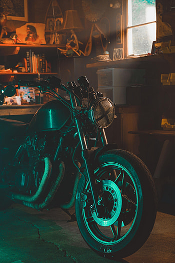 Motorcycles, Side View, Motorcycle, Bike, Garage HD phone wallpaper