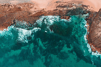 Nature, Water, Sea, Beach, View From Above, Shore, Bank HD wallpaper