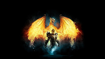 Fantasy, Dragons, Fire HD wallpaper